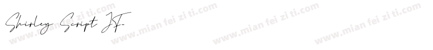 Shirley Script JF字体转换